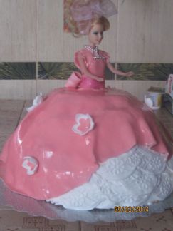 Татьяна:  Торт кукла "Барби"