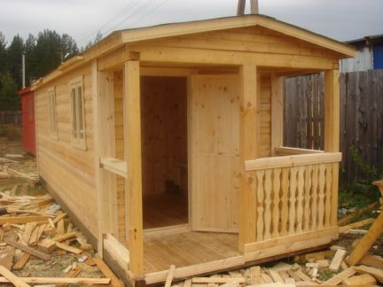 Построить баню из бруса в омске