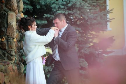 Евгений и Ирина:  Свадебное фото Twin Foto