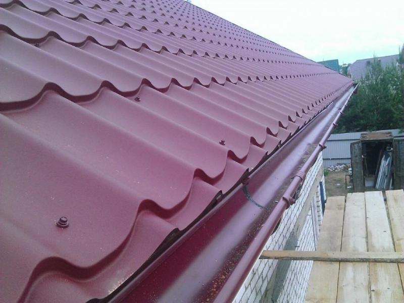 Монтаж металлочерепицы