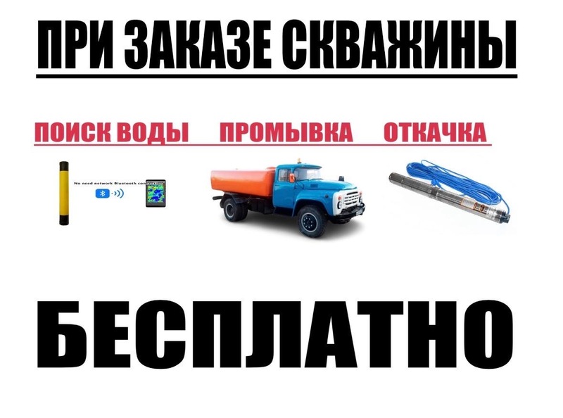 Бурение скважин на воду в труднодоступных местах 