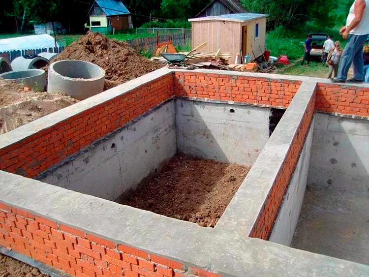 Устройство фундамента для строительства дома