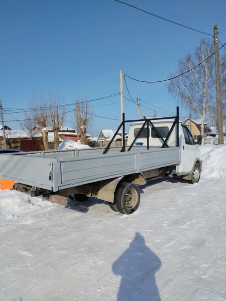 Грузоперевозки газель 6 метров. Открытый борт