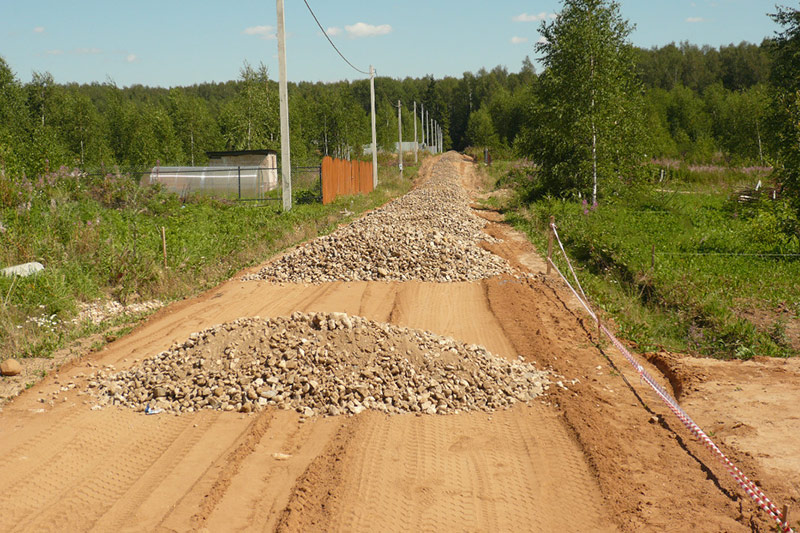 Сергей:  Строительство грунтовых дорог