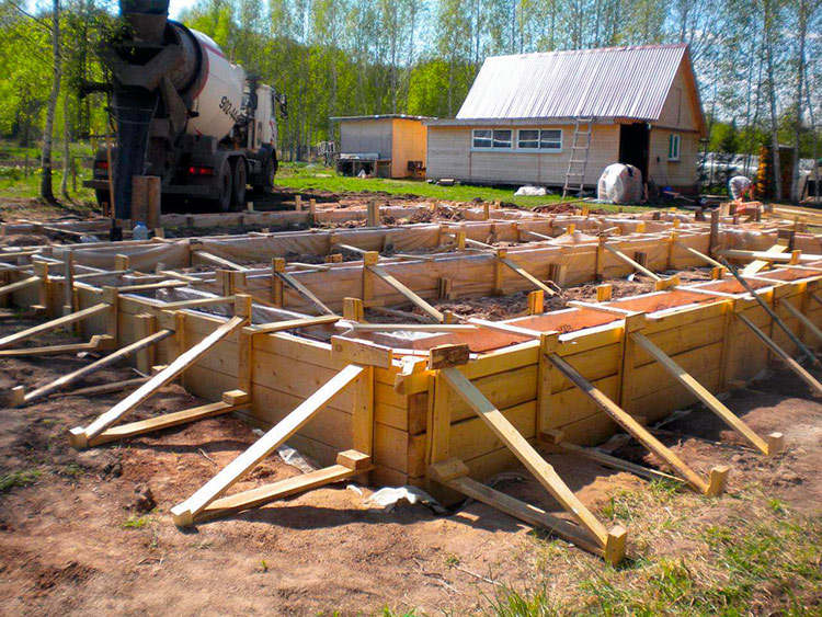 Правильное устройство фундамента для дома, забора