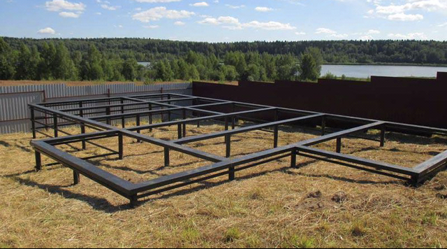 Фундаменты на винтовых сваях 