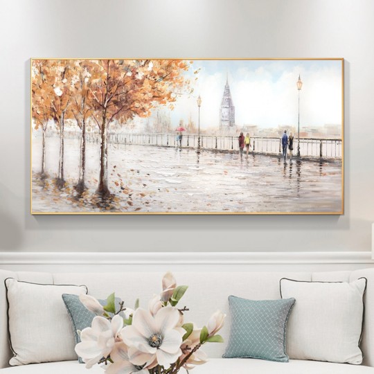 Интерьерная картина на заказ осенний парк