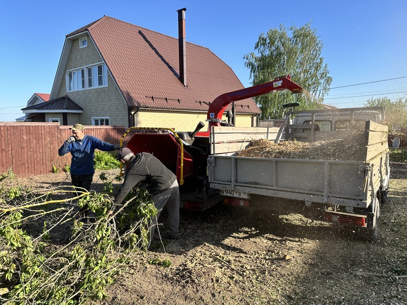 Измельчение веток