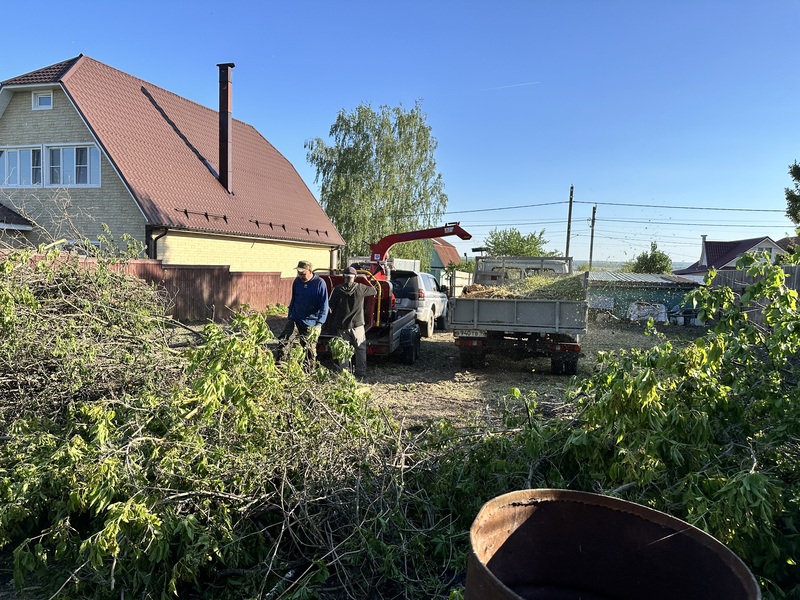 Измельчение веток