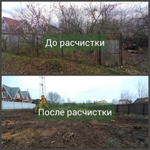 Олег:  Расчистка участка от деревьев