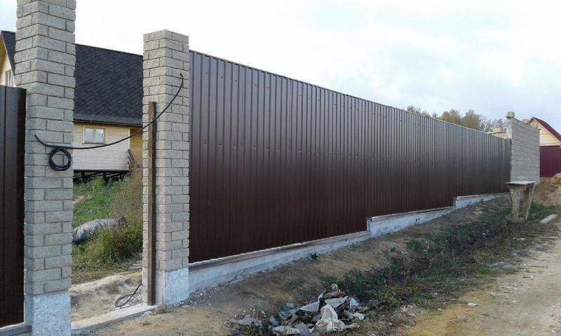 Заборы из профлиста рабицы профнастила сварщики