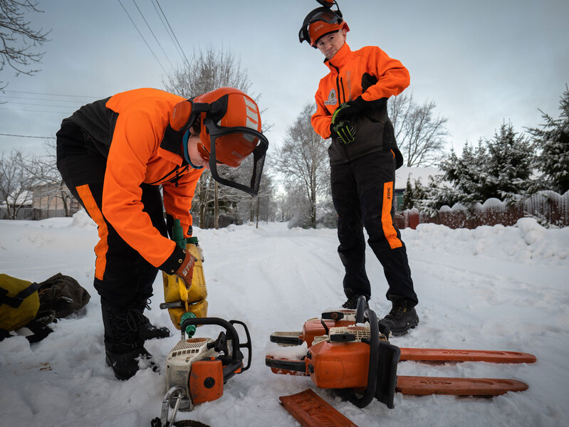 Спил деревьев любой сложности