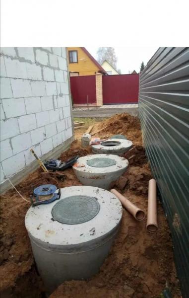 Руслан:  Септики из бетонных колец Пенза 
