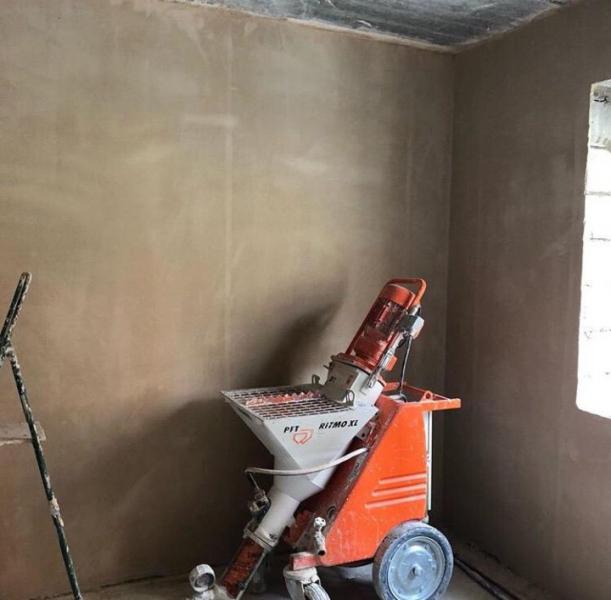 Стяга:  Механизированная штукатурка стен в Ставрово