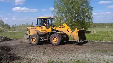 Услуги фронтального погрузчика