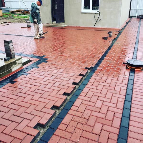 Укладка тротуарной плитки Москва / Строительство домов, коттеджей ...