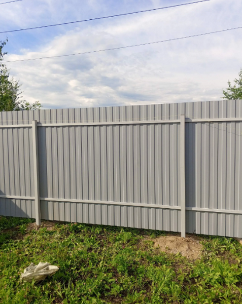 Забор из профнастила