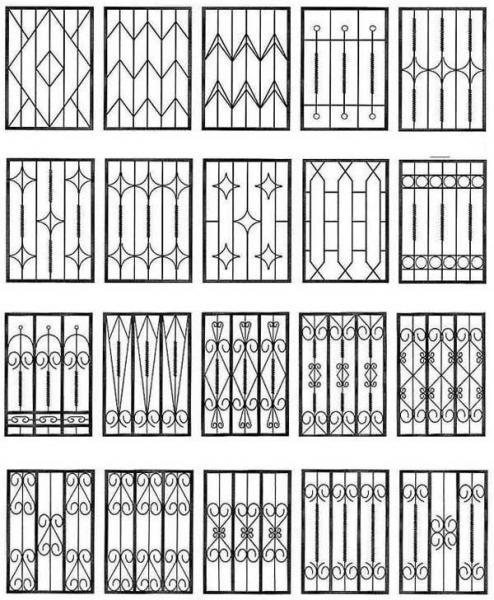 Электроник:  Решетки на окна для разных типов помещений