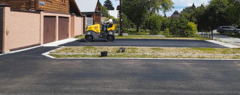 Самвел:  Асфальтирование и ремонт дорог в Фрязино, Укладка асфальта