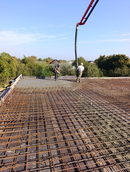 Заливка бетона