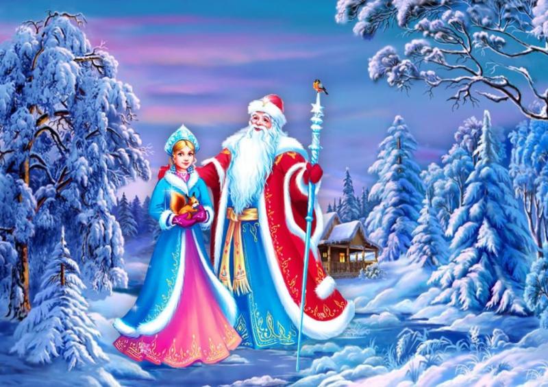 Марина:  Дед Мороз и Снегурочка на дом