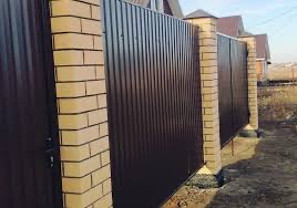 Установка заборов из Профнастила 