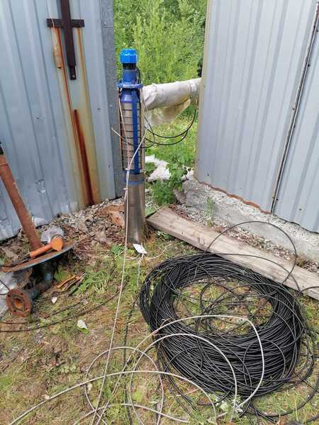 монтаж насоса