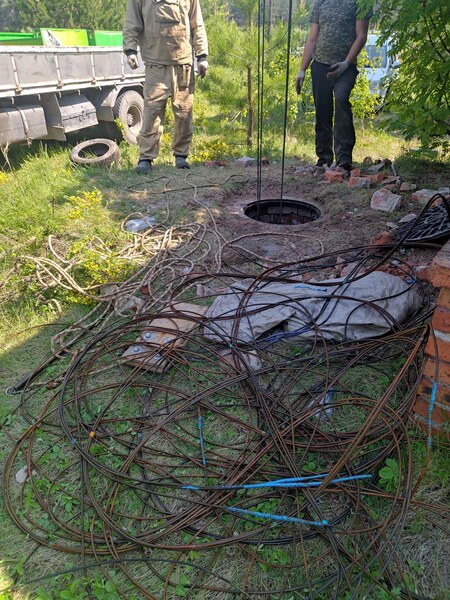 Демонтаж насоса
