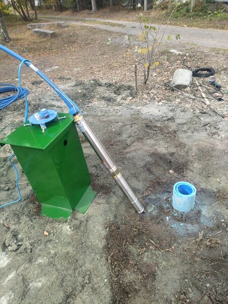 монтаж насоса