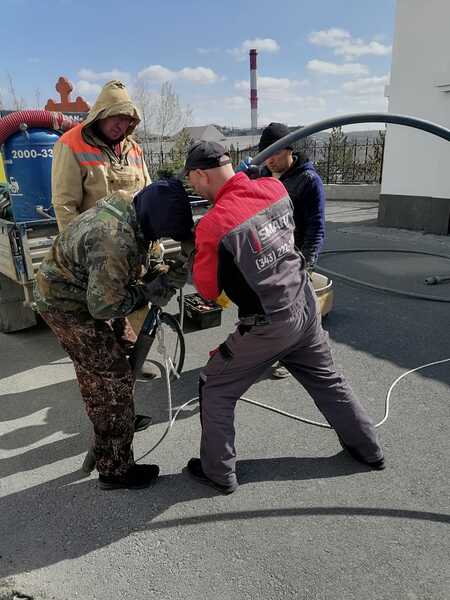 монтаж насоса