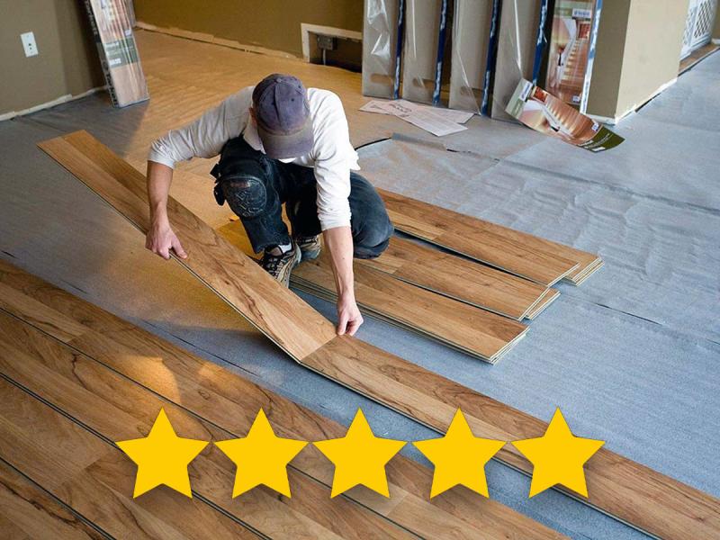 Укладка ламината и паркетной доски, укладка линолеума