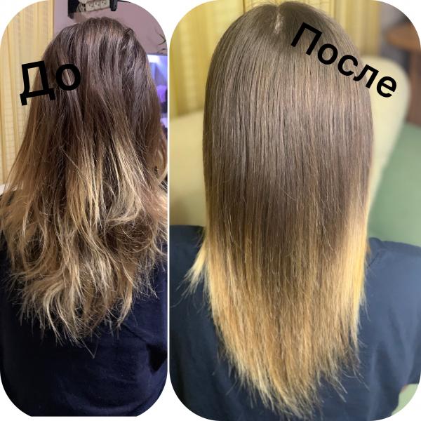 Марина Владимировна Данилишина:  Кератиновое выпрямление и ботокс волос 