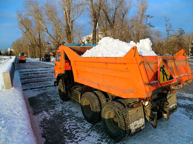 Валерий:  Вывоз снега самосвалами в Воскресенске 