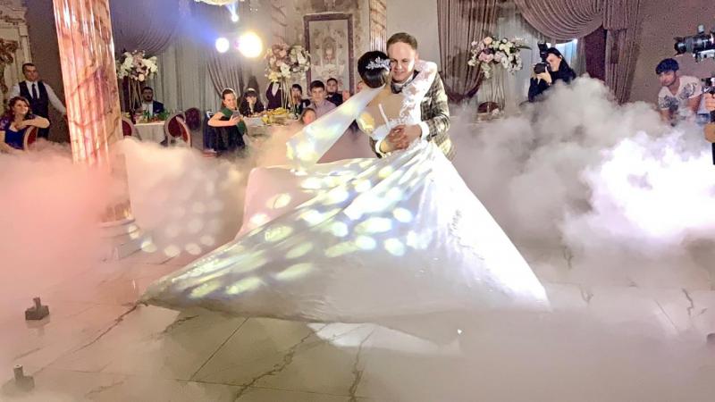 Лазерное шоу:  Тяжелый дым на Свадьбу