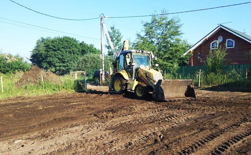 Расчитска участка, спил деревьев