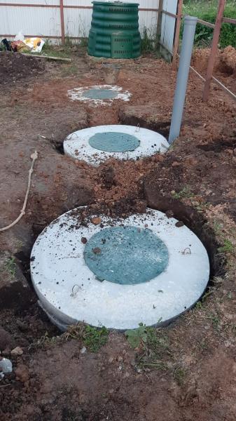 Марат:  Монтаж септиков из бетонных колец в Зубцовском районе