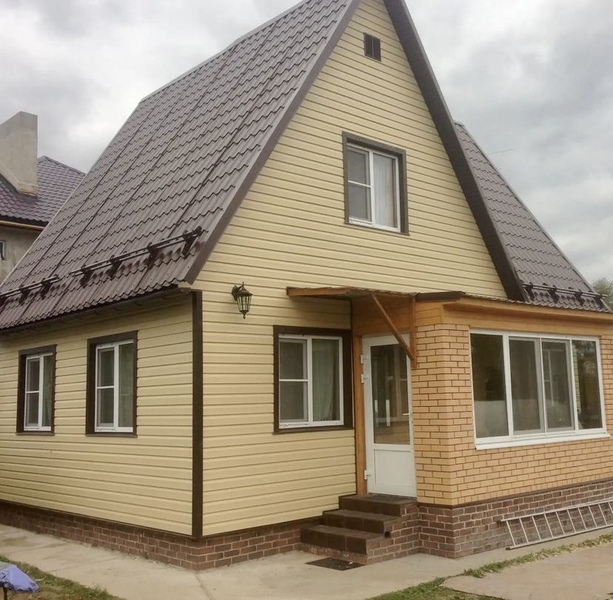 Обшивка домов сайдингом, ремонт фасадов 