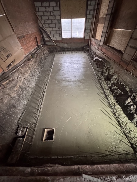 Бетонные работы , фундаменты , стяжки , Отмостки , плиты 