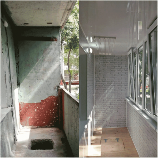 Отделка балконов. Бесплатный замер