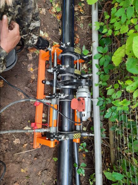 Сварка ПНД труб большого диаметра