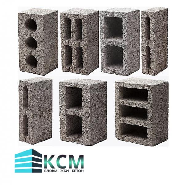 КСМ маркет:  Блок стеновой вибропрессованный (шлакоблок) с доставкой