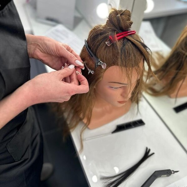 Обучение наращивание волос 