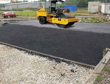 Асфальтирование дорог дворов территории Укладка асфальта