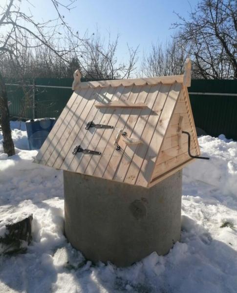 Домик для колодца. Домик на колодец