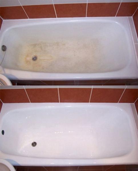 Реставрация ванн жидким акрилом - отзывы т (СПб), эмалировка