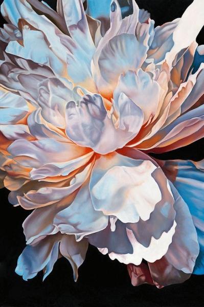 Дарья Картины маслом на холсте:  Картина маслом с пионом, цветы