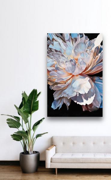 Дарья Картины маслом на холсте:  Картина маслом с пионом, цветы
