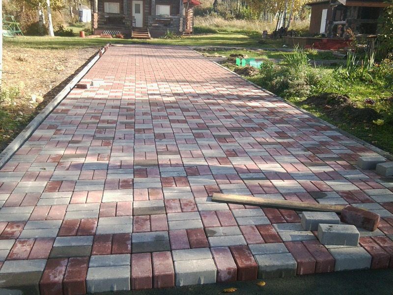 Укладка брусчатки