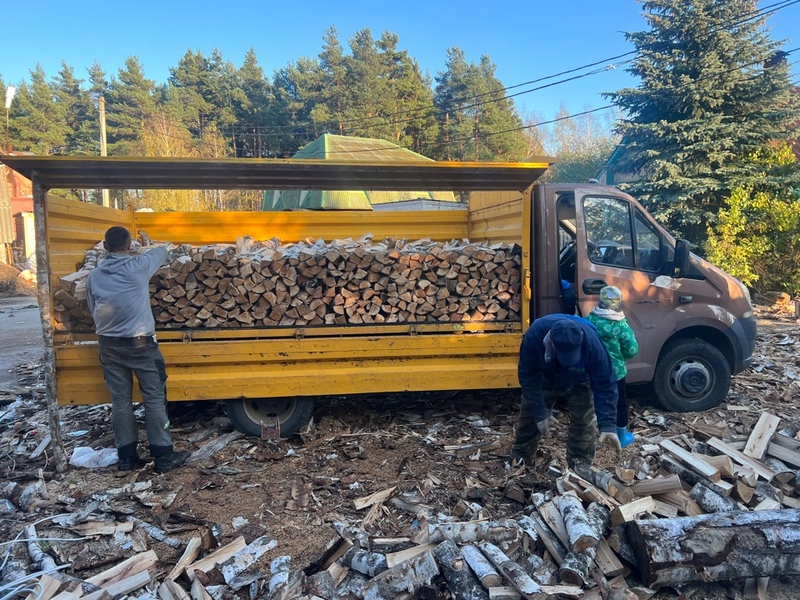 Дрова береза дуб сухие