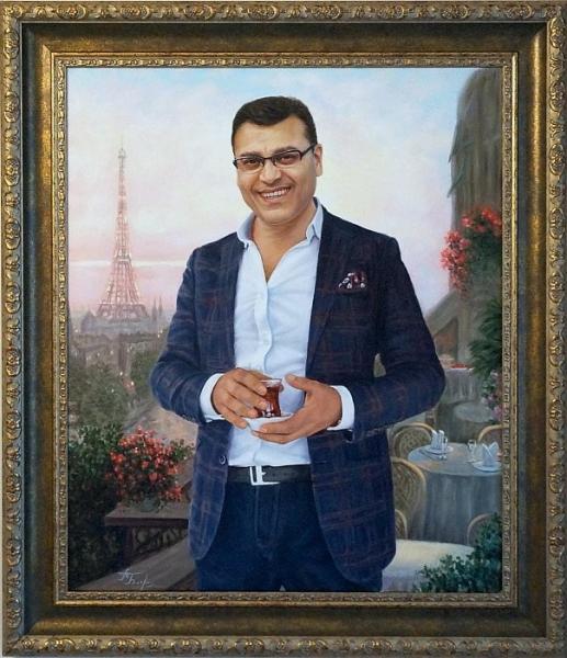 Дмитрий:  Портрет по фото на заказ маслом на холсте 
